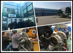 德耐爾代表赴韓國世亞離心空壓機工廠技術交流與學習